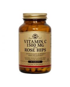 Solgar Vitamin C with Rose Hips 1500mg 90 Tabs