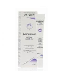 Synchroline Synchrovit Eyes & Lips 15ml Κρέμα Αντιρυτιδική για Μάτια και Χείλη