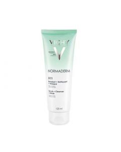 Vichy Normaderm 3 in 1 Scrub + Cleanser + Mask 125ml