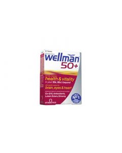 Vitabiotics WellMan 50+ 30 Tabs Multivitamin for Men