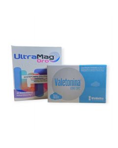 WinMedica Promo Ultramag Oro 30 Sachets &  Valetonina Long Sirc 60 Tabs For Insomnia