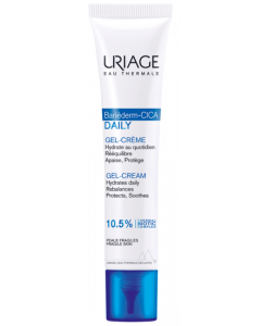 Uriage Bariederm-Cica Daily Gel - Cream 40ml Δερματολογική Κρέμα-Gel Προσώπου για Ενυδάτωση & Προστασία