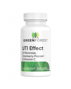 Green Forest UTI Effect D-Mannose, Cranberry Pacran® & Vitamin C 30 veg. caps Συμπλήρωμα Διατροφής για Υγιή Λειτουργεία του Ουροποιητικού Συστήματος