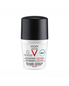 Vichy ΝΕΟ Homme Deodorant Roll On Anti-Transpirant Anti-Traces 48H 50ml 