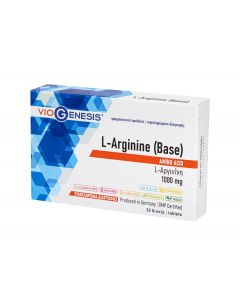 Viogenesis L-Arginine (Base) 1000mg 30tabs
