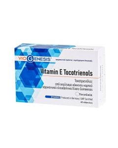 Viogenesis Vitamin E Tocotrienols 60caps Συμπλήρωμα Διατροφής Βιταμίνης E