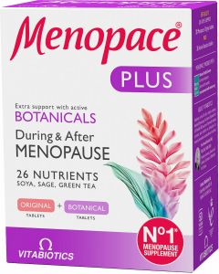 Vitabiotics Menopace Plus 28 Tabs x 2 Menopause