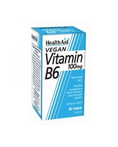 Health Aid Βιταμίνη B6 100mg 90 Tabs