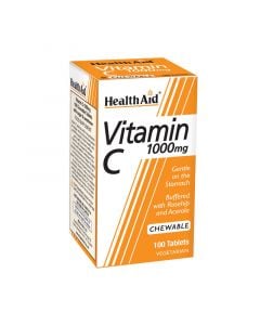 Health Aid Vitamin C 1000mg Chewable Μασώμενη 100 Tabs