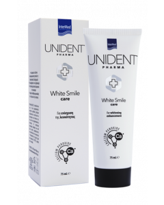 Intermed Unident Pharma White Smile Care Οδοντόκρεμα για Ενίσχυση της Λευκότητας των Δοντιών 75ml