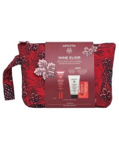 Apivita Promo Wine Elixir Αντιρυτιδική Κρέμα Ημέρας για Σύσφιξη & Lifting SPF30, 40ml & Δώρο Γαλάκτωμα Καθαρισμού 3 Σε 1 Με Χαμομήλι & Μέλι, 50ml & Bee Sun Safe Αντηλιακή Κρέμα Προσώπου Κατά Των Πανάδων & Των Ρυτίδων SPF 50, 2ml 