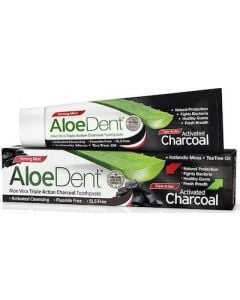 Optima AloeDent Triple Action Charcoal 100ml