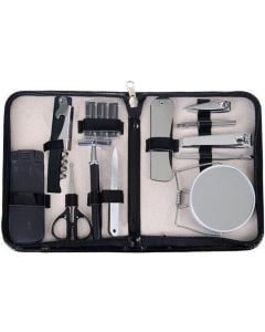 Mad Man Compact Travel Set 12-in-1 Black