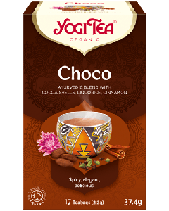 Yogi Tea Organic Choco, Ayurvedic Blend With Cocoa Shells, Liquorice & Cinnamon 17 Teabags