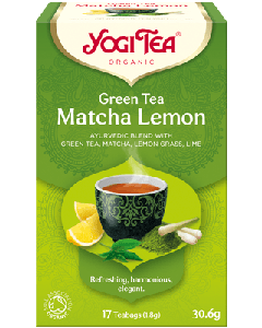 Yogi Tea  Organic Πράσινο Τσάι Matcha Mε Λεμόνι, 17 φακελάκια