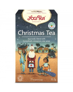 Yogi Tea Christmas Tea Αγιουβερδικό Αφέψημα Με Κυκλωπία, Κανέλα & Αστεροειδή Γλυκάνισο 17Φακελάκια