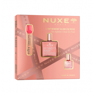 Nuxe Promo The Infinite Glow In Pink Huile Prodigieuse Or Florale Ξηρό Λάδι 50ml & Huile Prodigieuse Florale Ξηρό Λάδι 10ml & Very Rose Ορός για Όγκο & Ενυδάτωση Χειλιών 8ml