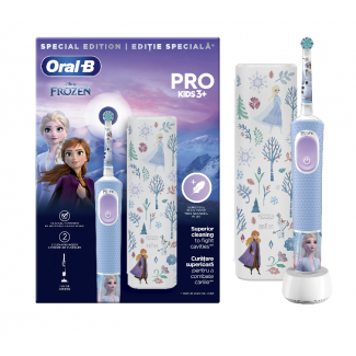 Oral-B Electric Toothbrush Frozen & Travel Case, Ηλεκτρική Οδοντόβουρτσα Frozen Με Θήκη Ταξιδίου 3+ Ετών
