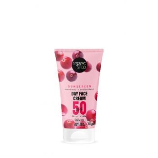 Natura Siberica Organic Shop Sunscreen Day Face Cream SPF50 50ml Αντηλιακή Κρέμα Προσώπου με SPF50 για Λιπαρή-Μικτή Επιδερμίδα