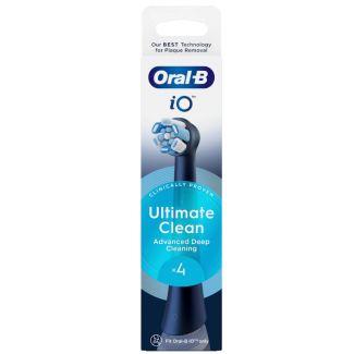 Oral-B iO Ultimate Clean Ανταλλακτικές Κεφαλές Ηλεκτρικής Οδοντόβουρτσας 4τεμάχια