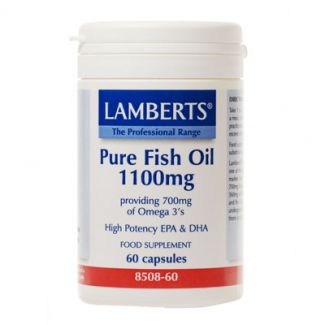 Lamberts Pure Fish Oil 1100mg 60 Caps Ιχθυέλαιο