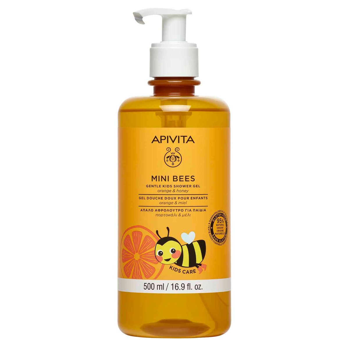 BestPharmacy.gr Apivita Mini Bees Gentle Kids Shower Gel Orange