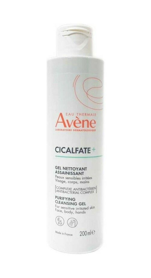 Avene Cicalfate+ Gel Nettoyant Assainissant 200ml for  Sensitive & Irritated Skin