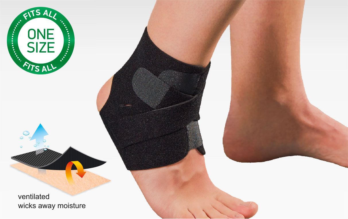 1601 Ankle Support with two Straps – anatomichelp – Ορθοπεδικά