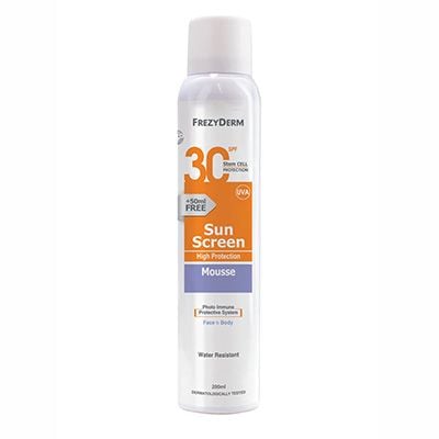 hair mousse with sunscreen