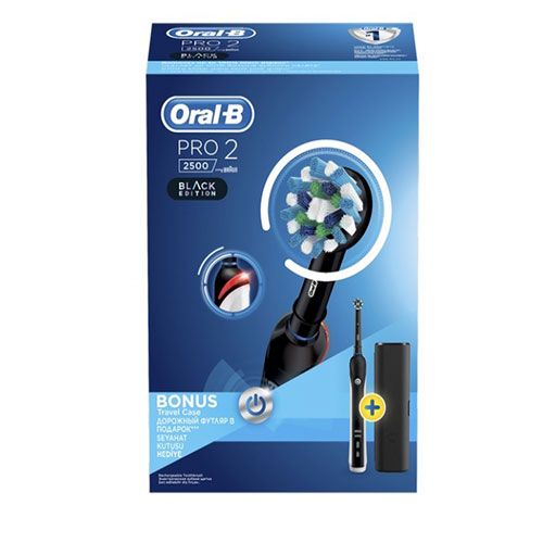 Vertrappen Arab vuurwerk BestPharmacy.gr - Oral-B PRO 2 2500 Black Edition Electric Toothbrush
